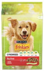 Friskies dog adult ACTIVE hovězí 10 kg