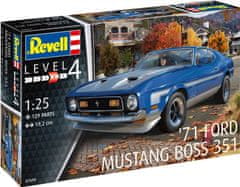 Revell 71 Ford Mustang Boss 351, Plastic ModelKit auto 07699, 1/25