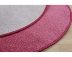 Vopi Kusový koberec Eton růžový 11 kruh 57x57 (průměr) kruh