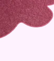 Vopi Kusový koberec Eton růžový květina 120x120 kytka