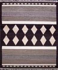Diamond Carpets Ručně vázaný kusový koberec Alberta DESP P114 Dark Coffee Mix 80x150