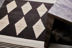 Diamond Carpets Ručně vázaný kusový koberec Alberta DESP P114 Dark Coffee Mix 80x150
