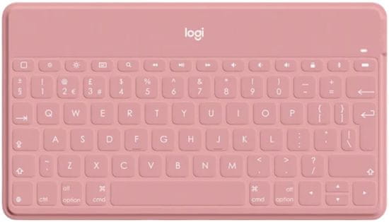 Logitech klávesnice Keys-To-Go, bluetooth, holandština/angličtina, růžová (920-010059)