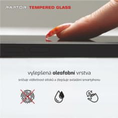 SWISSTEN ochranné sklo Raptor Diamond Ultra Clear pro Motorola E40, černá