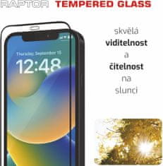 SWISSTEN ochranné sklo Raptor Diamond Ultra Clear pro Motorola E40, černá