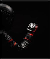 KNOX rukavice HANDROID V černo-bílo-červené 2XL