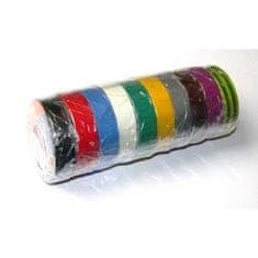 páska izolační PVC 15x10 DUHA - 10barev