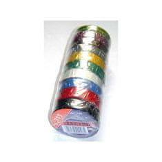 páska izolační PVC 15x10 DUHA - 10barev