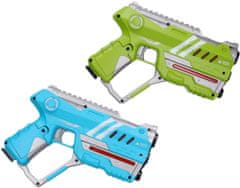 Wiky Laser hra pro dva 22 cm - modrá a zelená barva