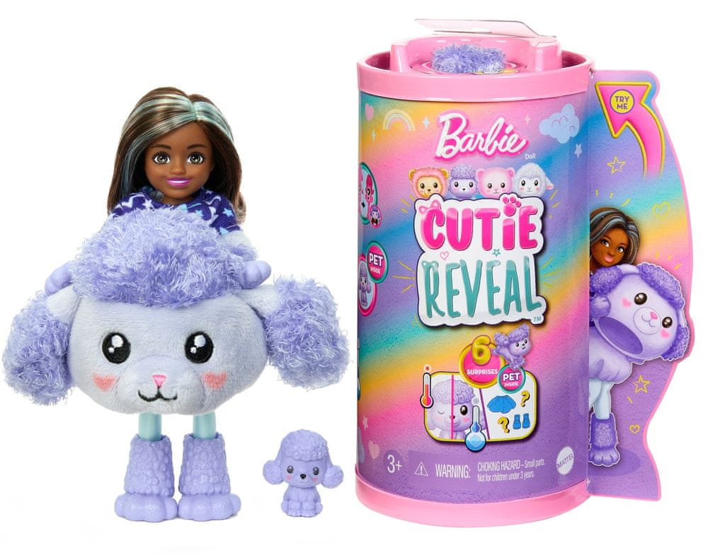 Levně Mattel Barbie Cutie Reveal Chelsea pastelová edice - Pudl HKR17