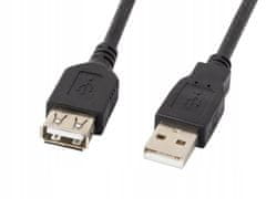 Lanberg Kabel USB 2.0 M - USB 2.0 F 1.8m