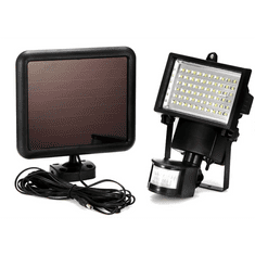 BB-Shop Reflektor, halogenová LED | Solární lampa + senzor | 60 LED