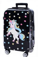 bHome Dětský cestovní kufr Unicorn s hvězdami 45l