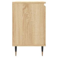 Greatstore Noční stolek dub sonoma 40 x 30 x 50 cm kompozitní dřevo
