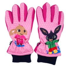 SETINO Dívčí lyžařské rukavice Bing 7–8 roků Růžová