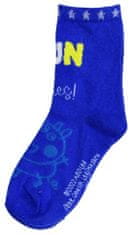 Eplusm Chlapecké vysoké ponožky Prasátko Peppa - 2 ks 27–30 Viacfarebná
