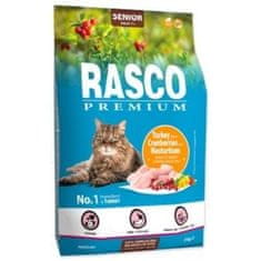 RASCO RASCO Cat Kibbles Senior, Turkey, Cranberries 2kg