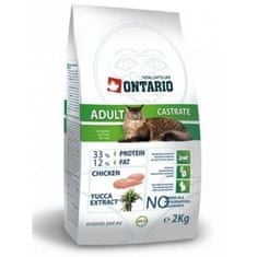 Ontario ONTARIO Cat Adult Castrate 2kg