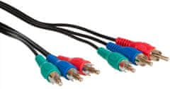 AQ KVY020, 3 RCA (cinch)/3 RCA (cinch) - video kabel, 2m