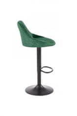 Halmar Barová židle Kody tmavě zelená