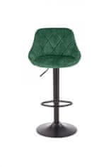 Halmar Barová židle Kody tmavě zelená