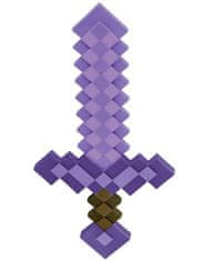 CurePink Plastová replika meče Minecraft: Čarovný meč (51 x 25 cm)