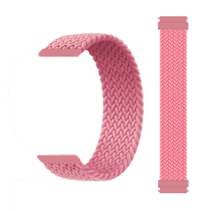 Drakero Tkaný řemínek Weave růžový 22 mm