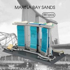 Wange Wange Architect stavebnice Marina Bay Sands Singapur kompatibilní 881 dílů