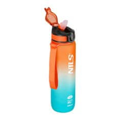NILLS CAMP tritanová láhev na pití NCD68 1000 ml oranžovo-modrá