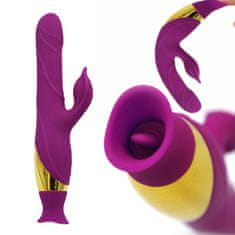 Vibrabate Rotační vibrátor s masážní funkcí sání klitorisu