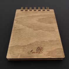 AMADEA Dřevěný zápisník A6 - mandala