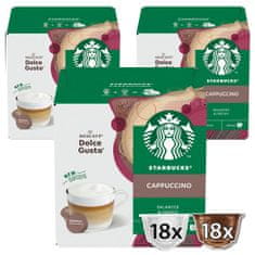 Starbucks kávové kapsle Cappuccino by Nescafé® Dolce Gusto®, 3 balení