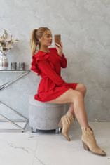 Kesi Dámské mini šaty Sebinwen červená Univerzální