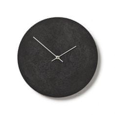 Clockies Betonové hodiny 30 cm - antracitové/stříbrné