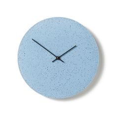 Clockies Betonové hodiny 30 cm - modré/černé