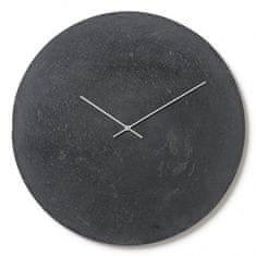 Clockies Betonové hodiny 70 cm - antracitové/stříbrné