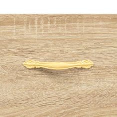 Greatstore Noční stolek dub sonoma 40 x 35 x 47,5 cm kompozitní dřevo