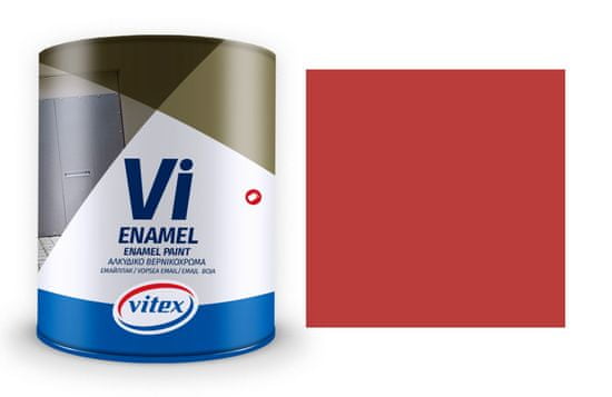 Vitex VI Enamel - 339 Červená, (650ml) - vysoce lesklý email