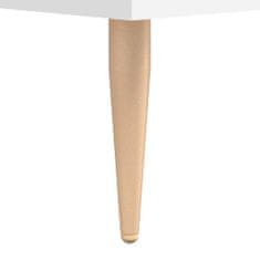 Greatstore Noční stolek bílý 40 x 40 x 66 cm kompozitní dřevo