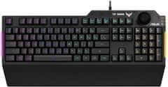 ASUS TUF Gaming K1, černá (90MP01X0-BKUA00)