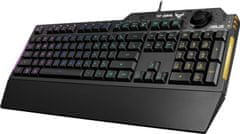 ASUS TUF Gaming K1, černá (90MP01X0-BKUA00)