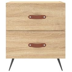 Greatstore Noční stolek dub sonoma 40 x 35 x 47,5 cm kompozitní dřevo