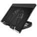 Zalman chladič notebooku ZM-NS3000 / pro notebooky do 17" / naklápěcí / USB Hub / USB / černý