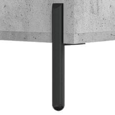 Greatstore Botník betonově šedý 60 x 35 x 105 cm kompozitní dřevo