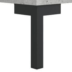 Vidaxl Skříň highboard betonově šedá 34,5x32,5x180 cm kompozitní dřevo