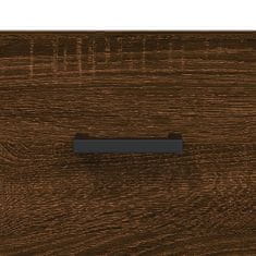 Greatstore Noční stolek hnědý dub 40 x 40 x 66 cm kompozitní dřevo