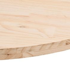 Greatstore Stolní deska 100 x 50 x 2,5 cm masivní borové dřevo oválná