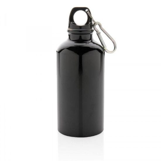XD Design Outdoorová láhev s karabinou 400 ml - černá