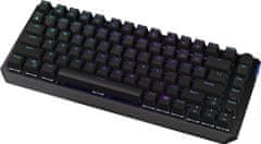 4DAVE Endorfy herní klávesnice Thock 75% Wireless Red / RGB / red sw. / bezdrátová / mechanická / US layout / zkrácená /černá
