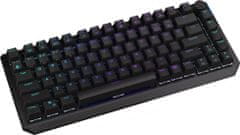 4DAVE Endorfy herní klávesnice Thock 75% Wireless Black /RGB/ black sw. / bezdrátová / mechanická / US lay. / zkrácená /černá